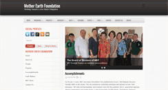 Desktop Screenshot of motherearthphil.org